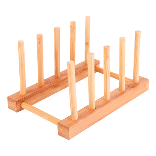 Expositor em Bambu 5 Divisórias - Organiz