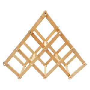 Suporte para Garrafas de Vinho em Bambu - - - Ke Home