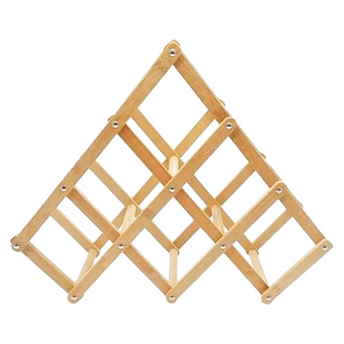Suporte para Garrafas de Vinho em Bambu -  -  - Ke Home