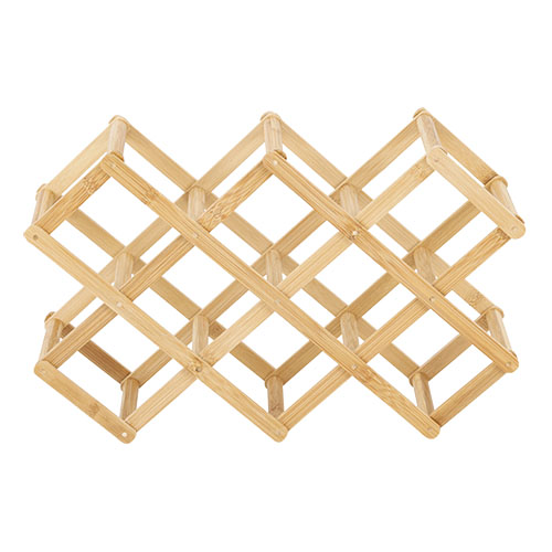 Suporte para Garrafas de Vinho em Bambu 10 Divisórias -  -  - Ke Home