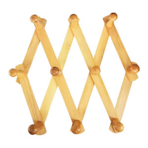 Cabideiro Sanfonado em Bambu 32 cm - Organiz