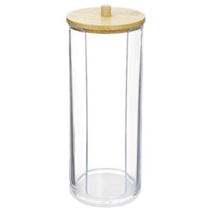 Porta Algodão Grande com Tampa - Organiz