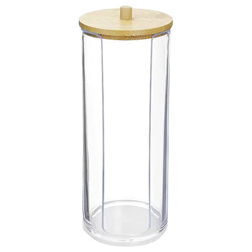 Porta Algodão Grande com Tampa - Organiz