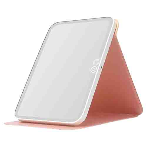 Espelho de Mesa Portátil Recarregável com Led - Organiz