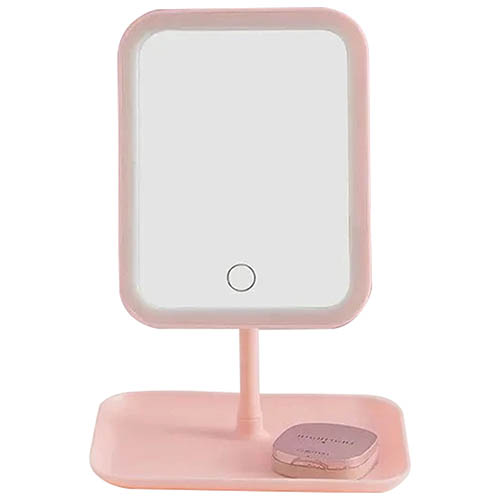 Espelho de Mesa Sparkle com Luz Recarregável - Organiz