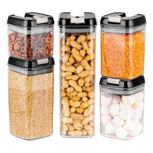 Conjunto de Potes Herméticos 5 Peças - Ke Home