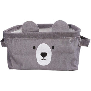 Cesto Organizador Infantil Redondo Urso - Organiz