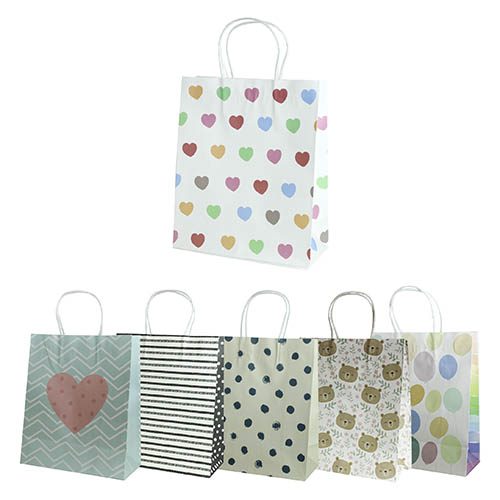 Sacola para Presente Estampada 21 x 25