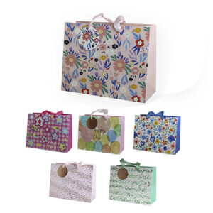 Sacola para Presente Florida 23 x 18 x 10 cm - Organiz