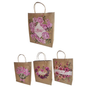Sacola para Presente Mãe 26 x 33 x 12 cm - Organiz