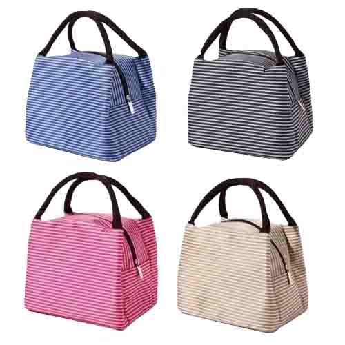 Bolsa Térmica Listrada 23 x 15 x 16 cm - Organiz