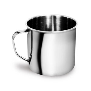 Caneca Polida 8cm em Inox 350 ml - - - Ke Home