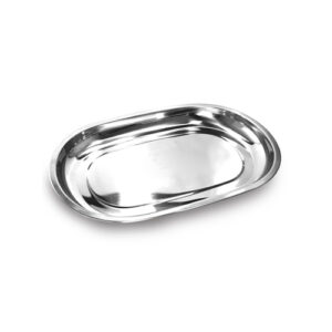 Baixela Oval Inox P 28 cm - Ke Home