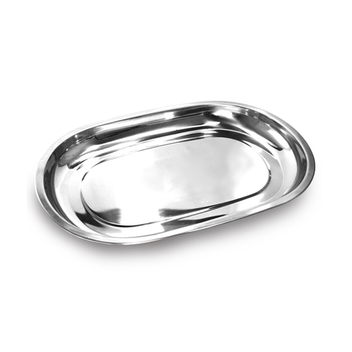 Baixela Oval Inox M 30 cm - Ke Home