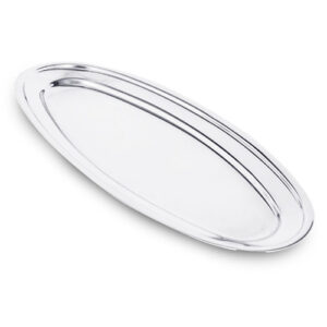 Travessa Rasa Oval Inox 60 cm - Ke Home