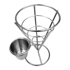 Cesta Cone para Servir em Inox - Ke Home
