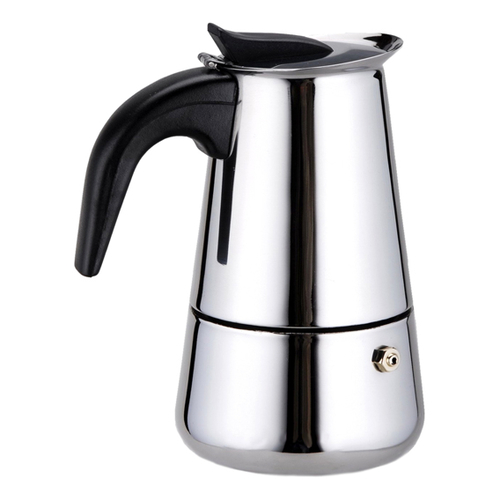 Cafeteira Italiana em Inox Linha Luxo 4 Xícaras - Ke Home