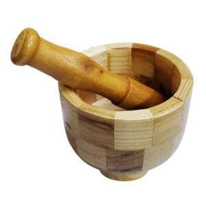 Pilão com Socador em Bambu - Ke Home