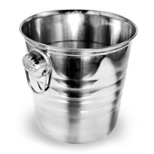Balde de Gelo em Inox Garrafa Champagne 8 Litros - Ke Home