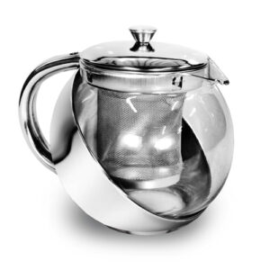 Bule para Chá em Inox e Vidrp 700 ml - Ke Home