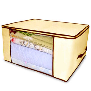 Caixa Multiuso em TNT com Visor 60 x 45 x 30 cm - Organiz