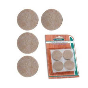 Feltro Adesivo Redondo para Proteção de Pisos  4 peças 3