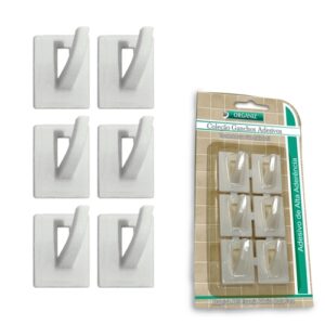 Gancho de Parede Quadrados 3 peças em ABS - Ke Home