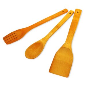Jogo de Talheres em Bambu 3 peças - Ke Home