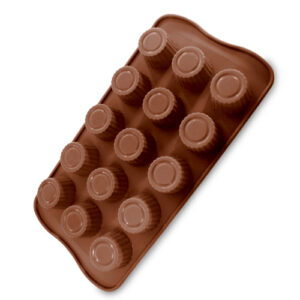 Forma de Bombom Redondo em Silicone - 21 x 10