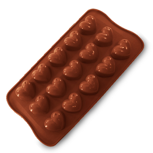 Forma de Bombom Coração em Silicone - 25