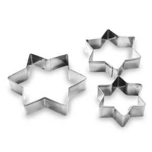 Jogo de Cortador Inox Estrela 3 Peças - Ke Home
