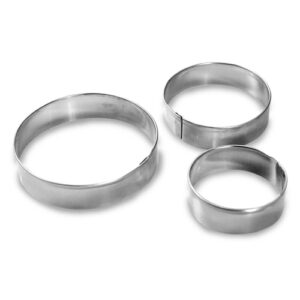 Jogo de Cortador Inox Redondo 3 peças - Ke Home