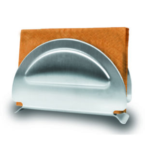 Porta Guardanapo Meia Lua Inox - Ke Home