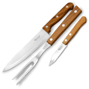 Kit de Churrasco 3 peças Faca