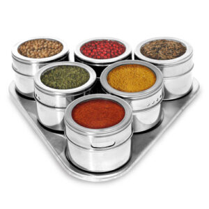 Jogo Porta Condimentos Magnéticos 7 peças - Ke Home