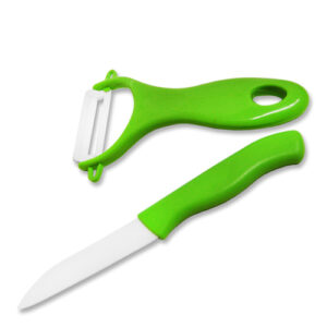 Kit em Cerâmica 2 peças Faca e Descascador - Ke Home