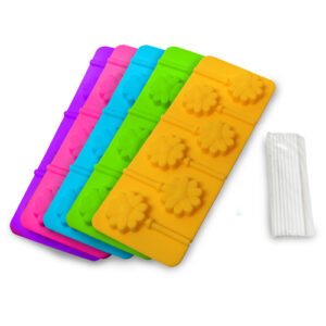 Forma de Silicone para Pirulito Floral - Ke Home