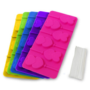 Forma de Silicone para Pirulito Corações - Ke Home