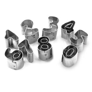 Cortadores Numéricos Inox 9 peças - Ke Home