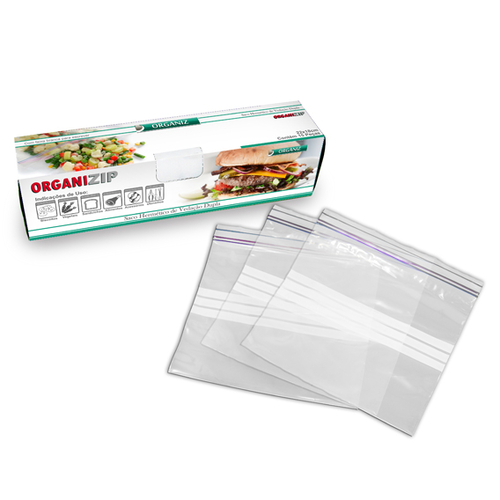 Sacos com Vedação Dupla ORGANIZIP 15 peças 22 x 18 cm - Organiz