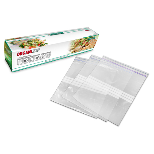 Sacos com Vedação Dupla ORGANIZIP 10 peças 27 x 28 cm - Organiz