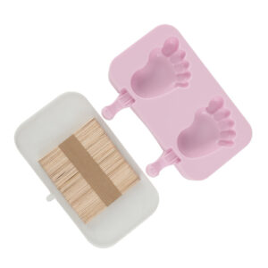 Forma de Picolé Pegadas em Silicone - Ke Home