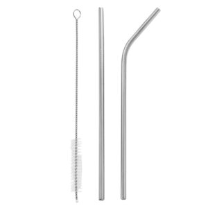 Kit de Canudos Inox 3 Peças - Ke Home