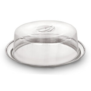 Porta Queijos em Inox com Tampa - Ke Home