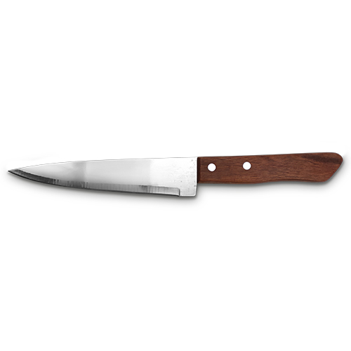 Faca de Cozinha 7" com Cabo de Madeira Linha Ke Wood - Ke Home