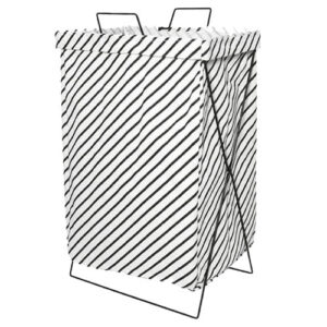 Cesto de Roupas com Suporte 35 x 25 x 55 cm - Organiz