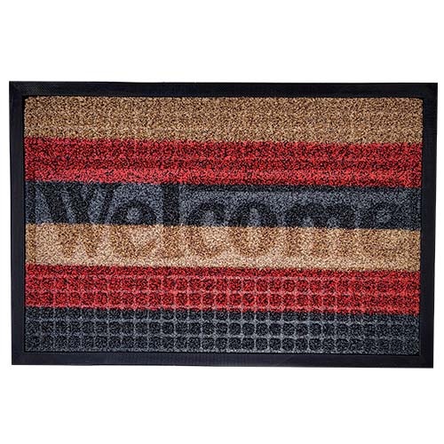 Tapete de Porta Antiderrapante Welcome 40 x 60 cm - Organiz