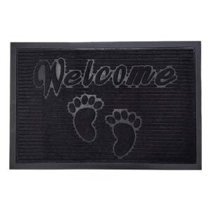 Tapete de Porta Antiderrapante Pés 40 x 60 cm - Organiz