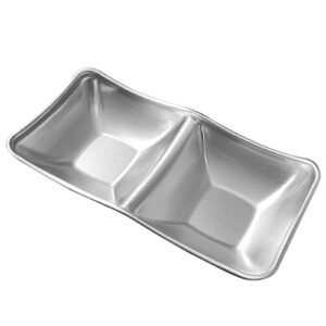 Cumbuca Quadrada Dupla em Inox - Ke Home