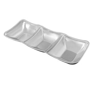 Cumbuca Quadrada Tripla em Inox - Ke Home